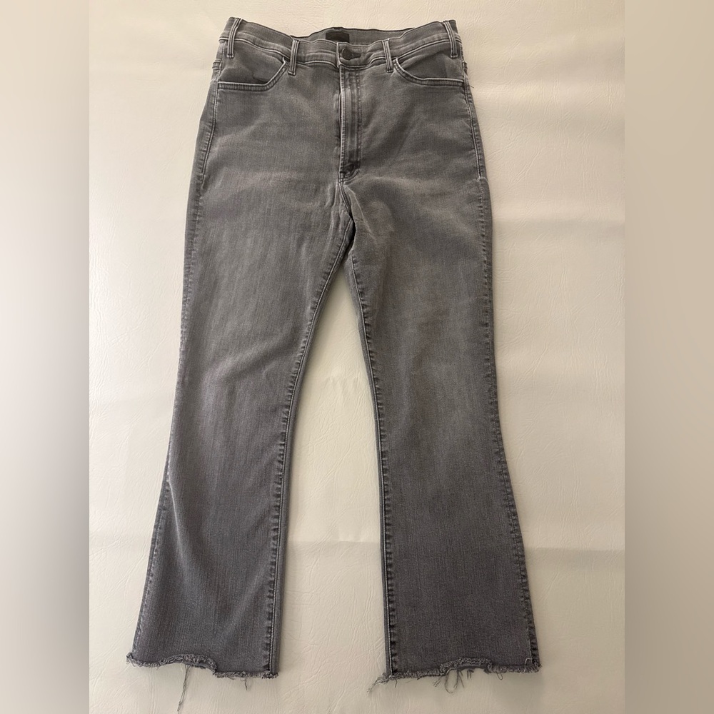 MOTHER The HUSTLER ANKLE FREY Gray Subtle Washed (M-3)